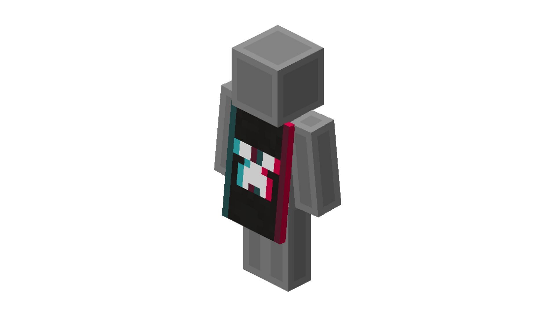 Follower's cape was made in collaboration with TikTok (Image via Minecraft Wiki)